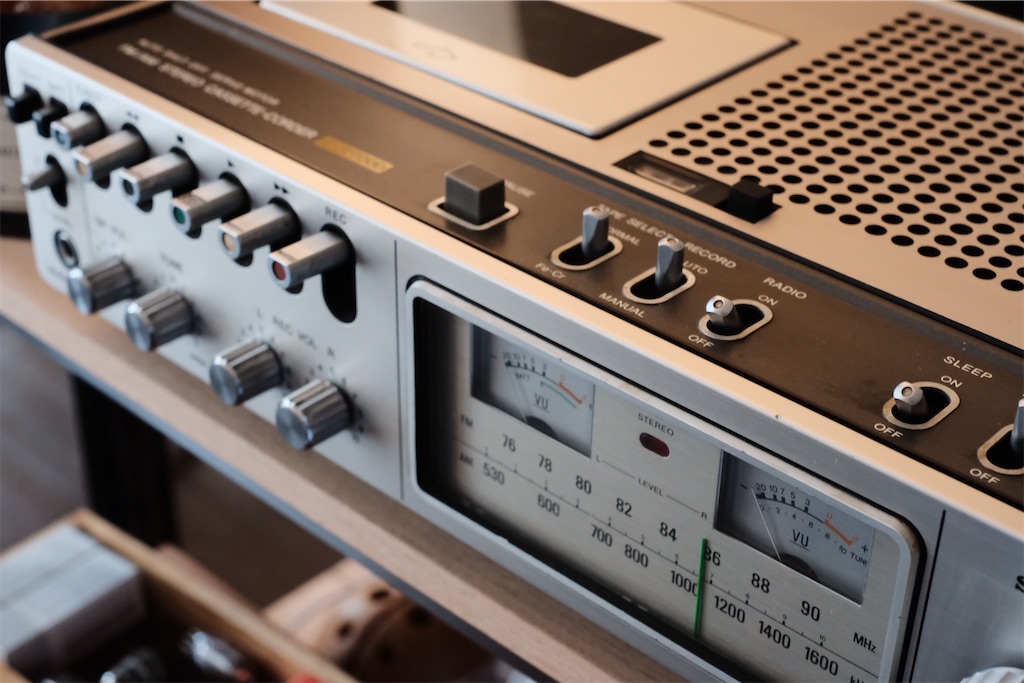 CF-2700D SONY カセットデンスケ CF-2700D + TA-1700 SONY カセット