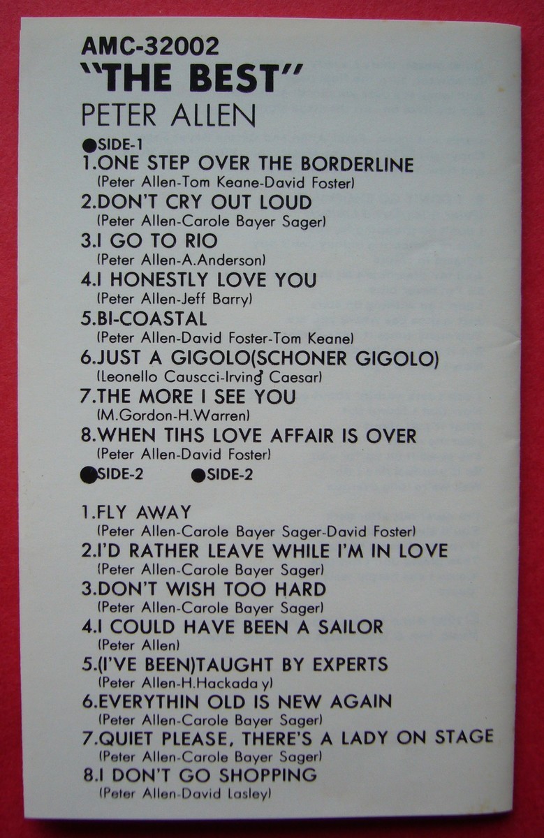 最安値挑戦 Aor Bi Coastal Peter Allen ピーター アレン Www Hallo Tv