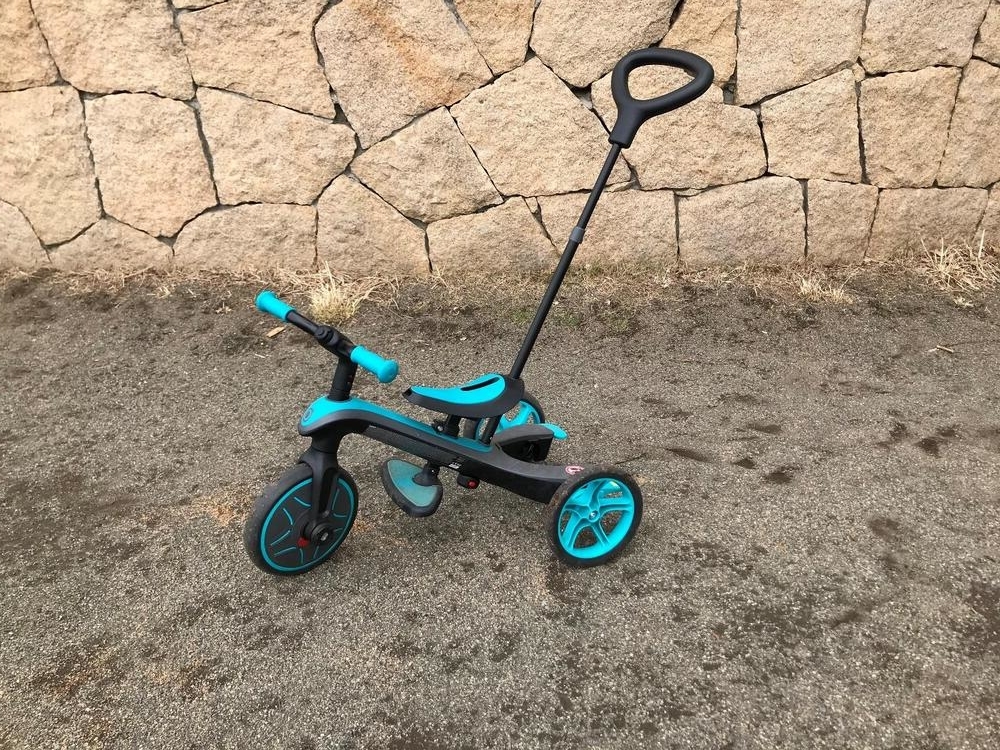 ほぼ新品 Globber Explorer trike グリーン三輪車 口コミ・レビュー】グロッバー EXPLORER TRIKE 3in1を実際に利用