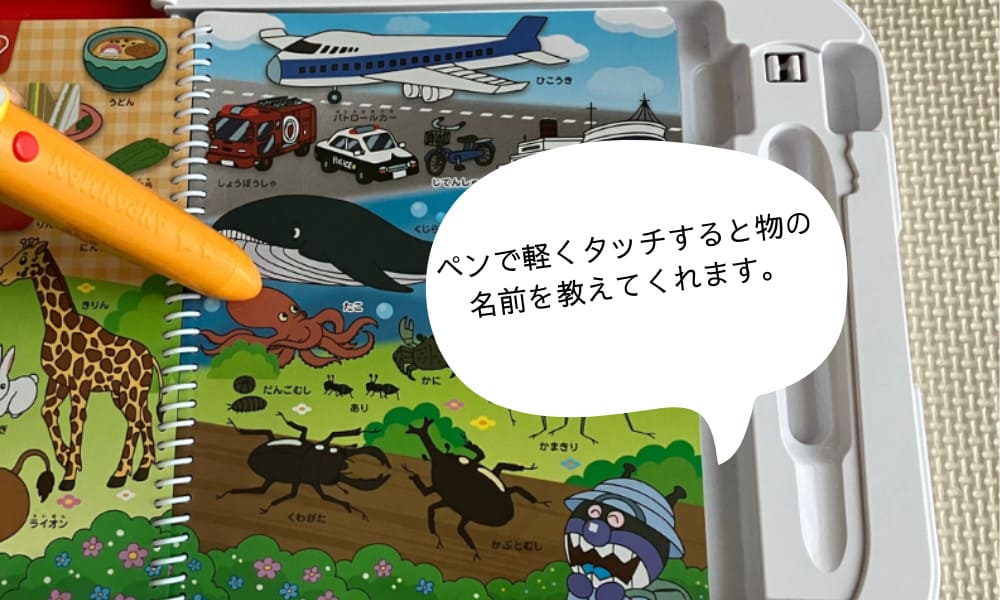 アンパンマンことば図鑑　ものしり図鑑　違い　比較