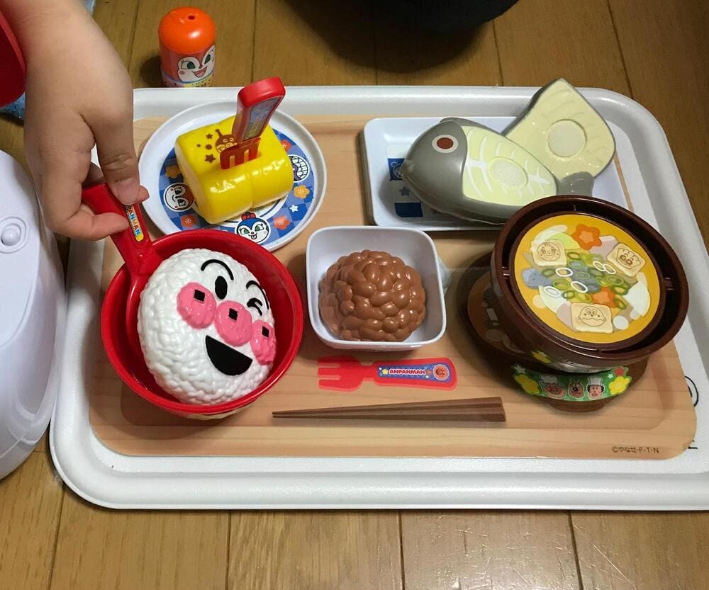 アンパンマン スペシャル和食セット！蒸気がシューッと吹き出る