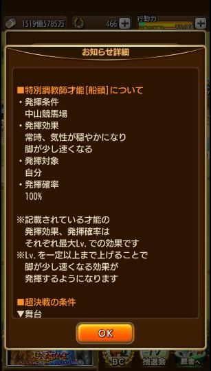 ダビマス 決戦 超決戦ナリタブライアンで貰える種牡馬の血統 Space And Time ダビマス 決戦 超決戦ナリタブライアンで貰える種牡馬の血統 Space And Time