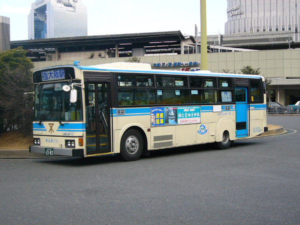 大阪市営42-2183/日野ブルーリボンHIMR(U-HU2MLA改・1992)