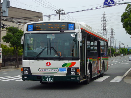 姫路市営483/日野ブルーリボンII(PJ-KV234L1・2006)