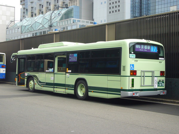 京都市バス1470/日野ブルーリボンII(PJ-KV234N1・2007)