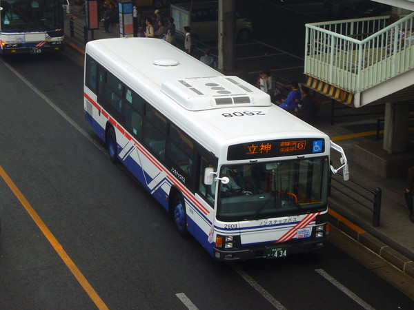 長崎バス2608/いすゞエルガ(PJ-LV234N1・2006)