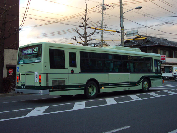 京都市バス1686/三菱ふそうエアロスターS(PDG-AA273MAN・2007)