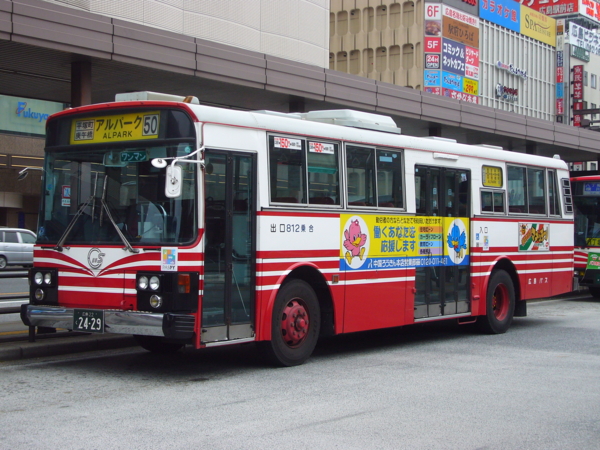 広島バス812/三菱＋富士重工5E(P-MP518M・1984)