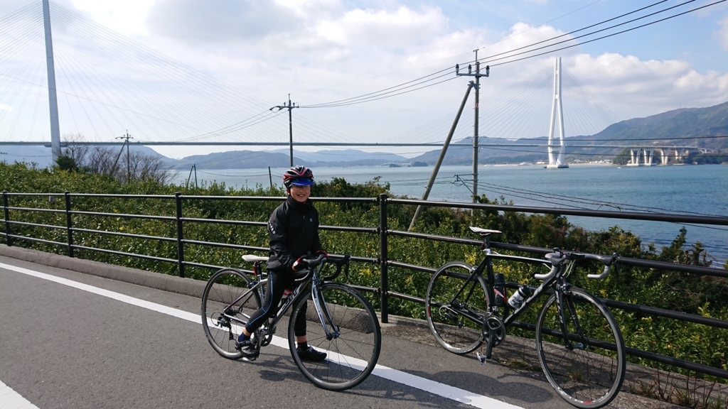 しまなみ縦走　2018　しまなみ海道　ロードバイク　亀老山　ヒルクライム
