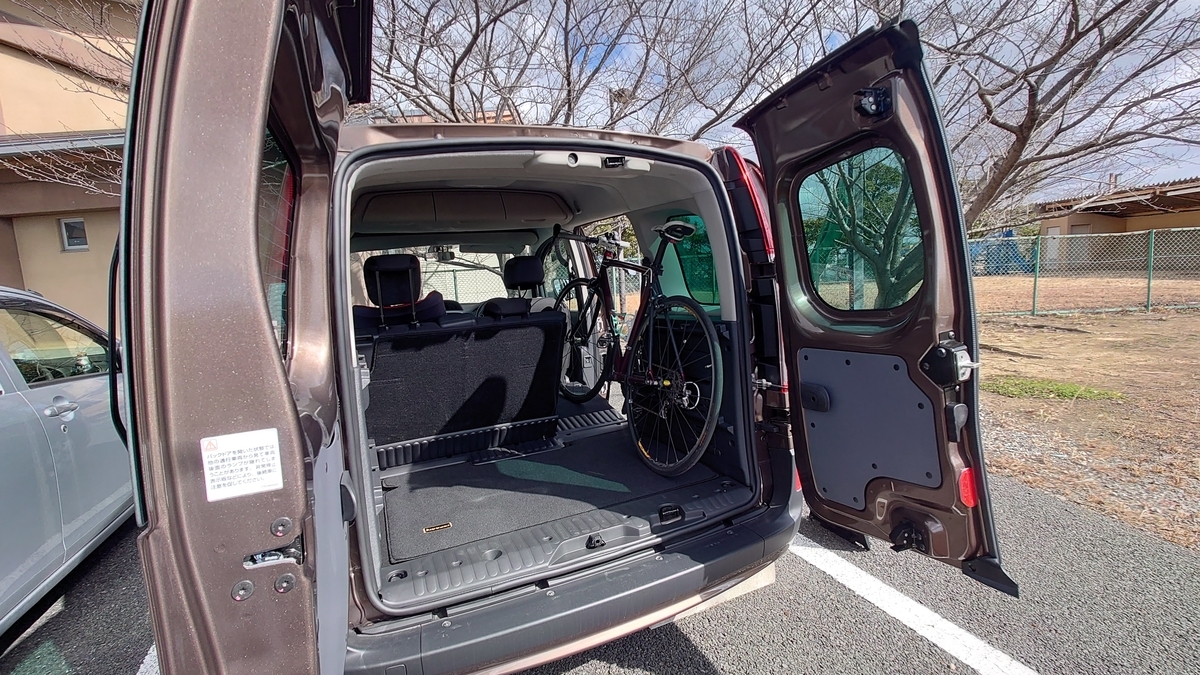 ルノー カングーにロードバイク積載のお話 徒然なるままにfujiのロードバイク乗りのブログ