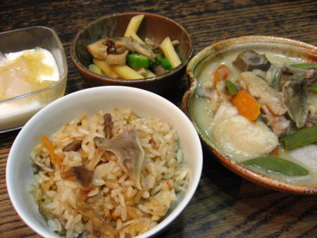 舞茸づくしめし