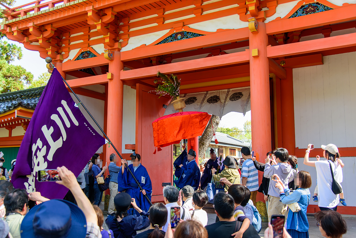 今宮神社のやすらい祭とあぶり餅 - Garage Kachi R1150RTいじくり日記と時々ツーリング Season2