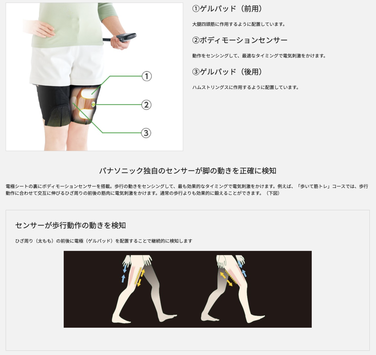 パナソニック　ひざトレーナー EU-JLM52S 概要 ひざトレーナー EU-JLM52S | フィットネス機器 | Panasonic