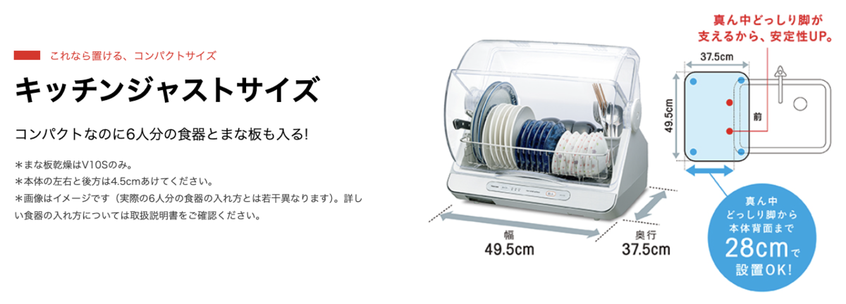 これなら置ける、コンパクトサイズ