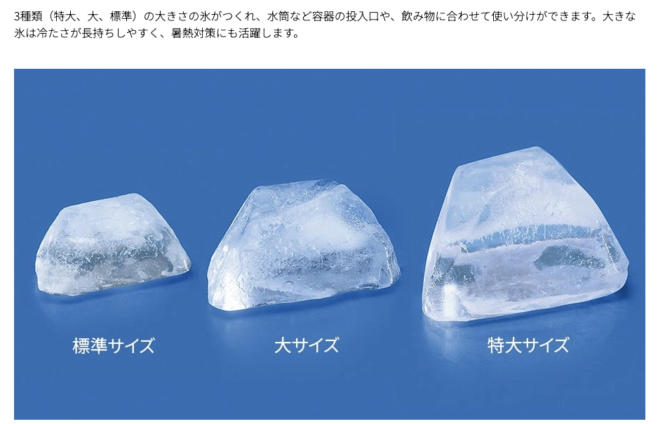 冷たさ長持ち、トリプルメガアイス