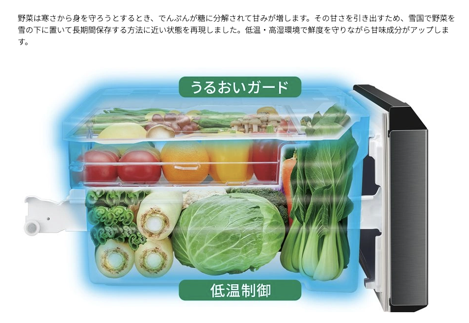 ケースをまるごと密閉するから鮮度が10日間長持ち！