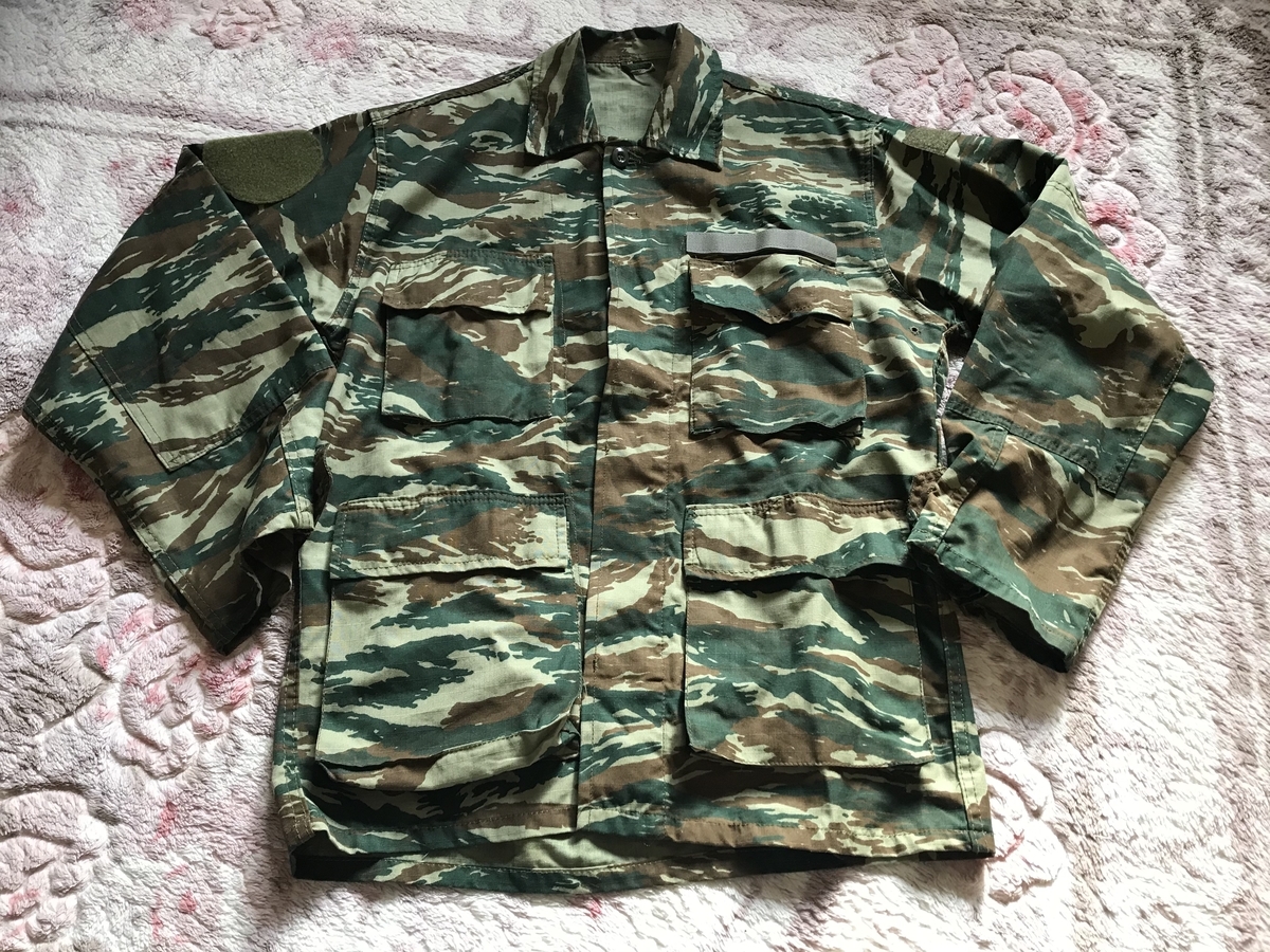 ギリシャ軍】 リザードカモ シャツジャケット - Kaeruのあしあと