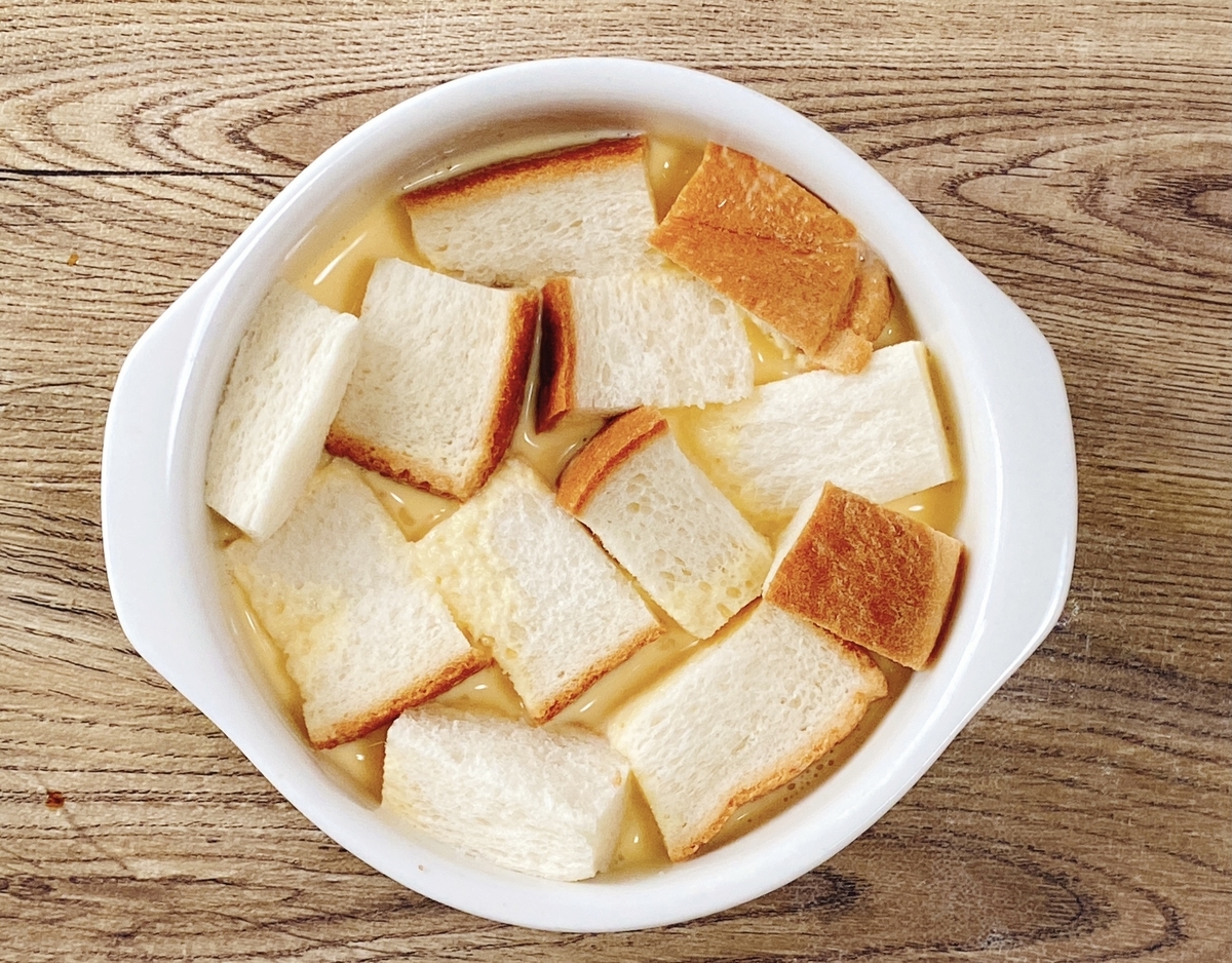 レンジとトースターで簡単 涙が出るほど美味い と言われた絶品パンプディング 料理人の簡単レシピおうちごはん レンジとトースターで簡単 涙が出るほど美味い と言われた絶品パンプディング 料理人の簡単レシピおうちごはん