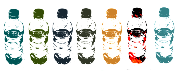 bottles of water