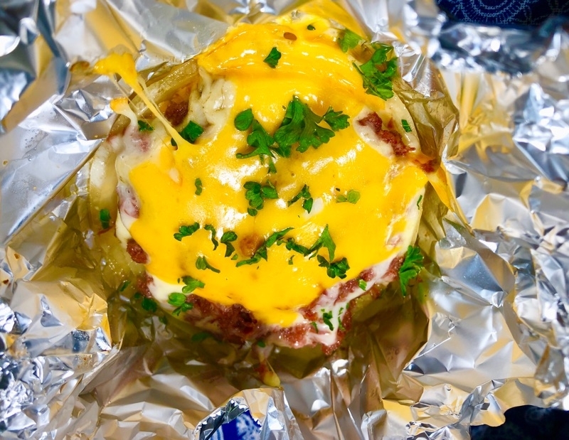 たまねぎのコンビーフチーズ焼きを撮った写真