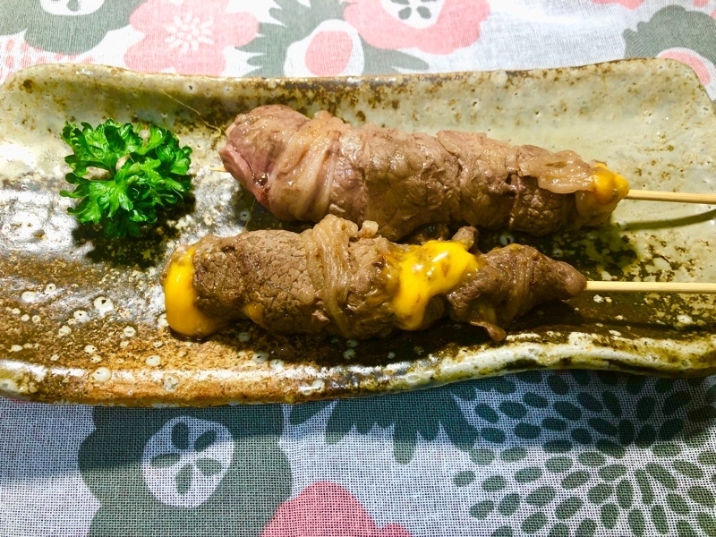 フランスの焼き鳥風を撮った写真