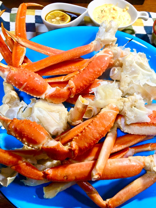 焼きズワイガニを撮った写真