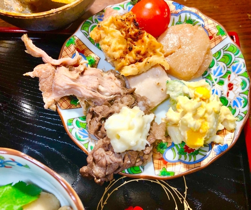 二の重から取り分けて撮った写真