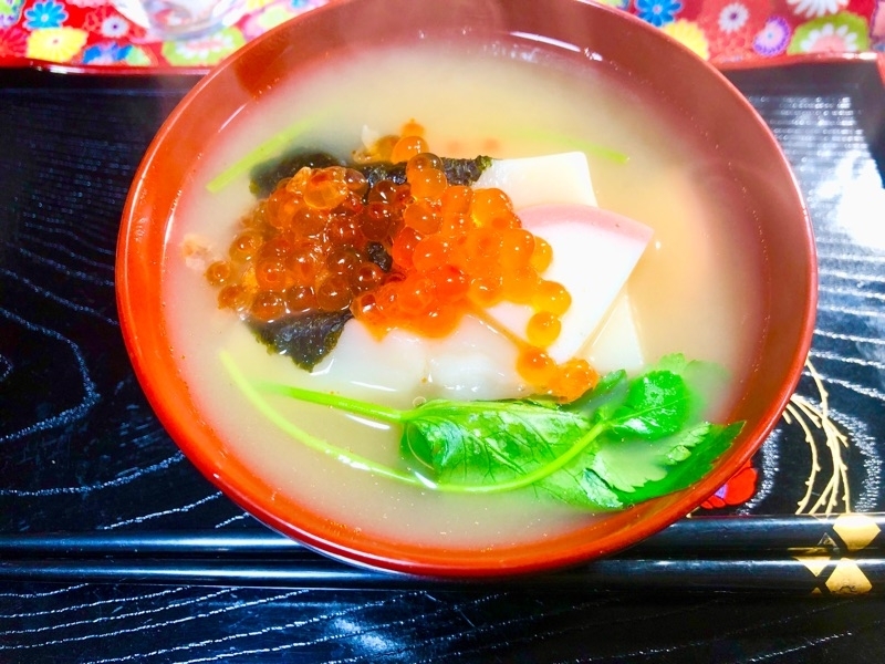 お雑煮を撮った写真