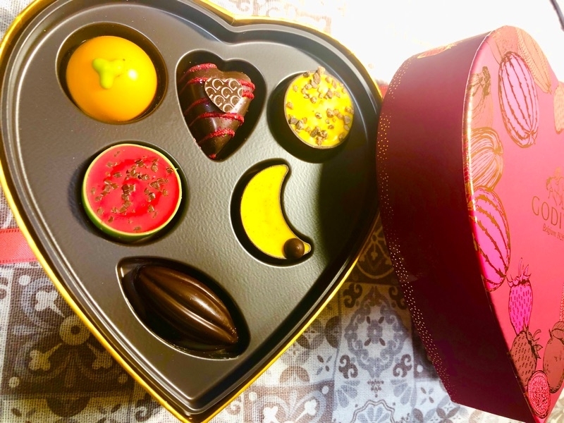 ゴディバのフルーツバスケットを撮った写真