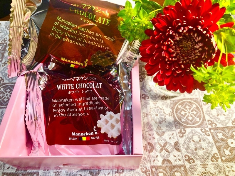 Mannekenのチョコワッフルを撮った写真
