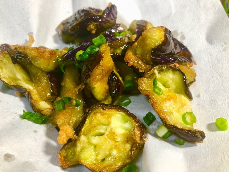 揚げナスを撮った写真