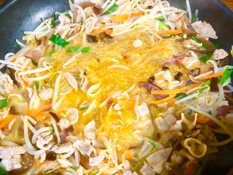 肉野菜のマーボ春雨を撮った写真