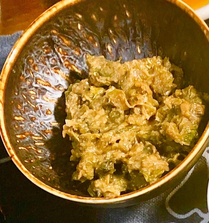 ふき味噌を撮った写真