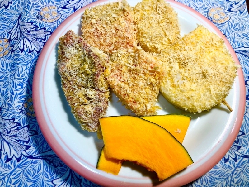 用意したフライを撮った写真
