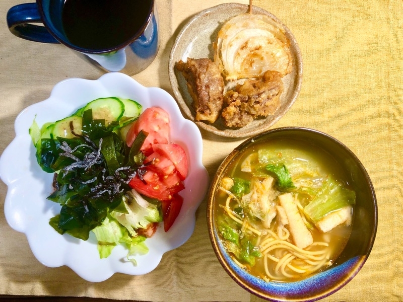 昼食を撮った写真
