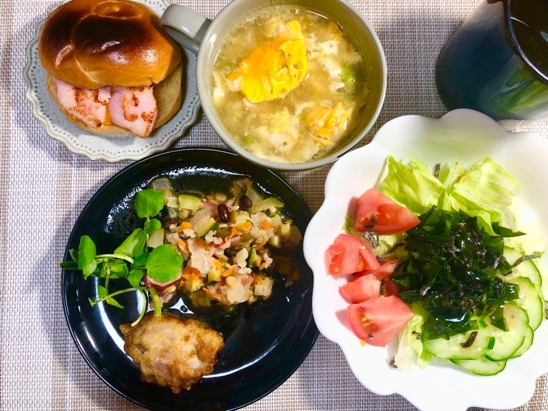 昼食を撮った写真