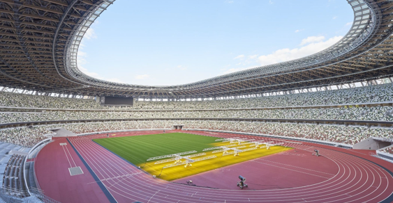 国立競技場のオフィシャルWebサイトより引用した写真
