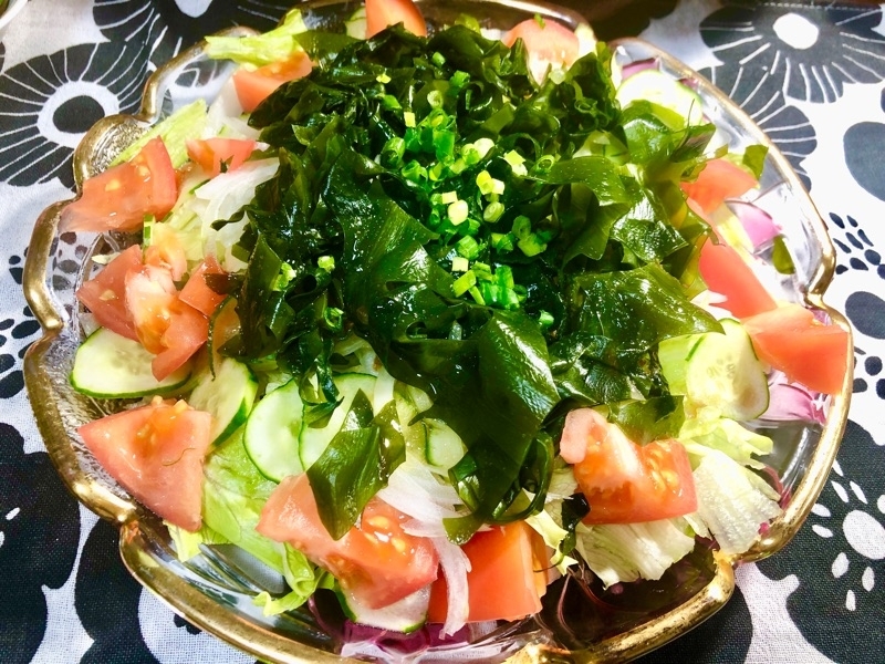 生わかめのサラダを撮った写真
