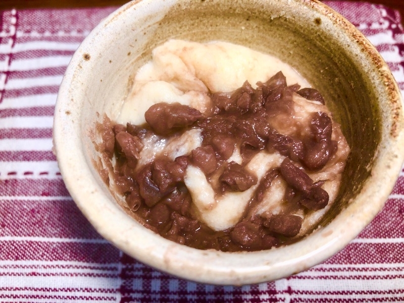 あんこサイリウム餅を撮った写真