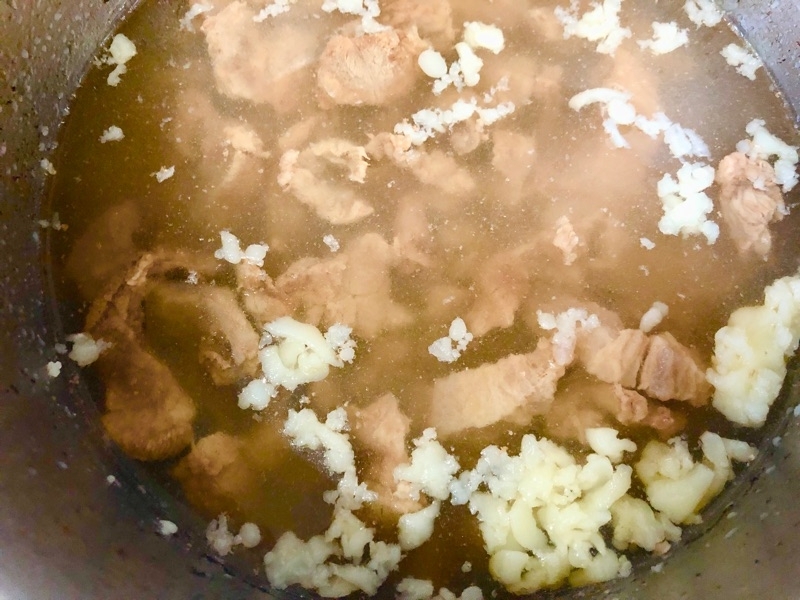 牛スジ肉の脂を撮った写真