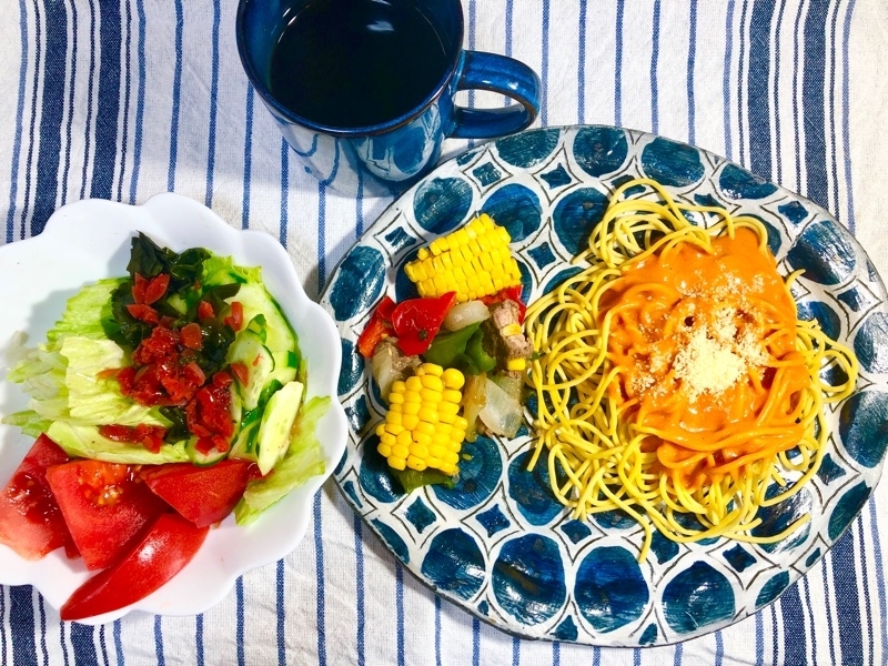 昼食を撮った写真