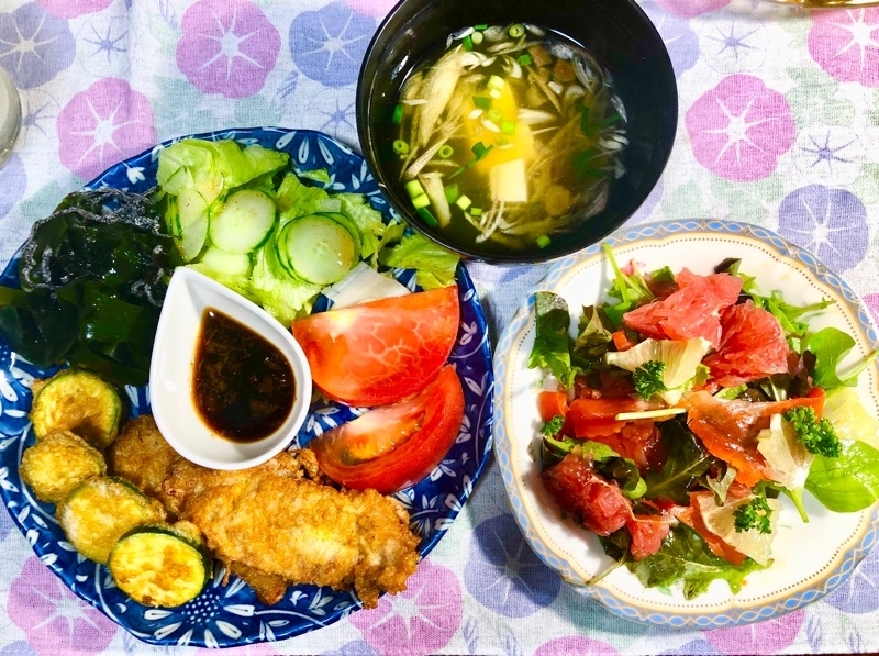本日の夕食を撮った写真