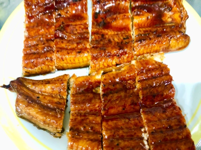 ウナギのかば焼きを撮った写真