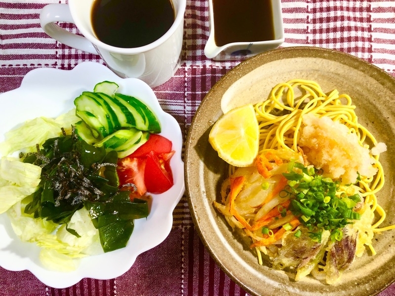 昼食を撮った写真