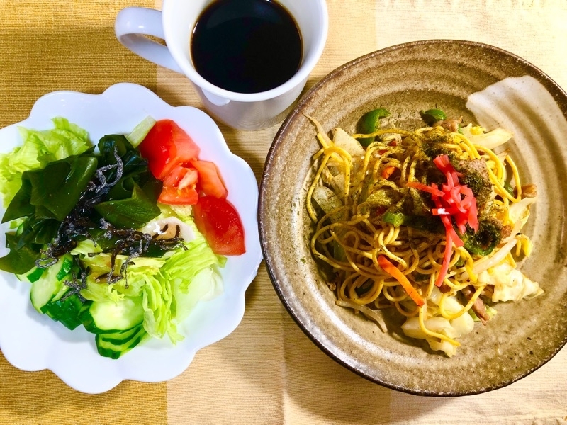 昼食を撮った写真