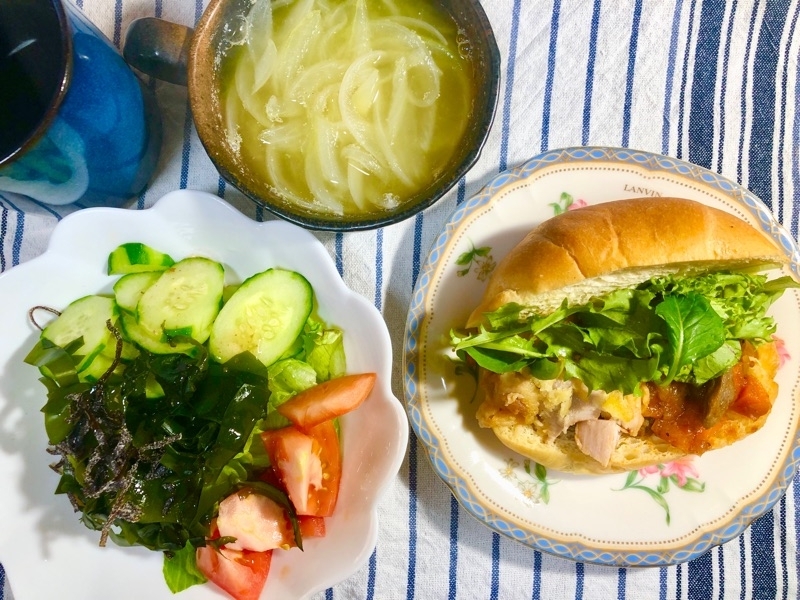 昼食を撮った写真