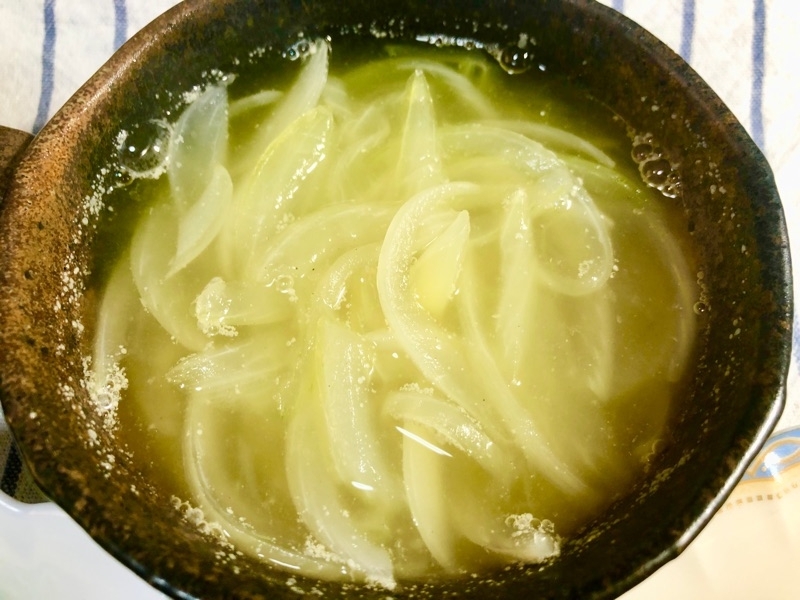 玉ねぎスープを撮った写真