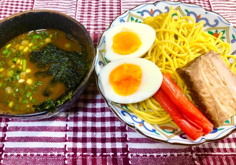 低糖質麺のつけ麺を撮った写真