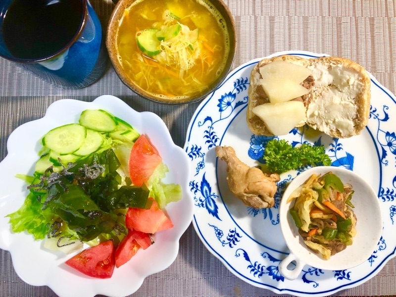 昼食を撮った写真