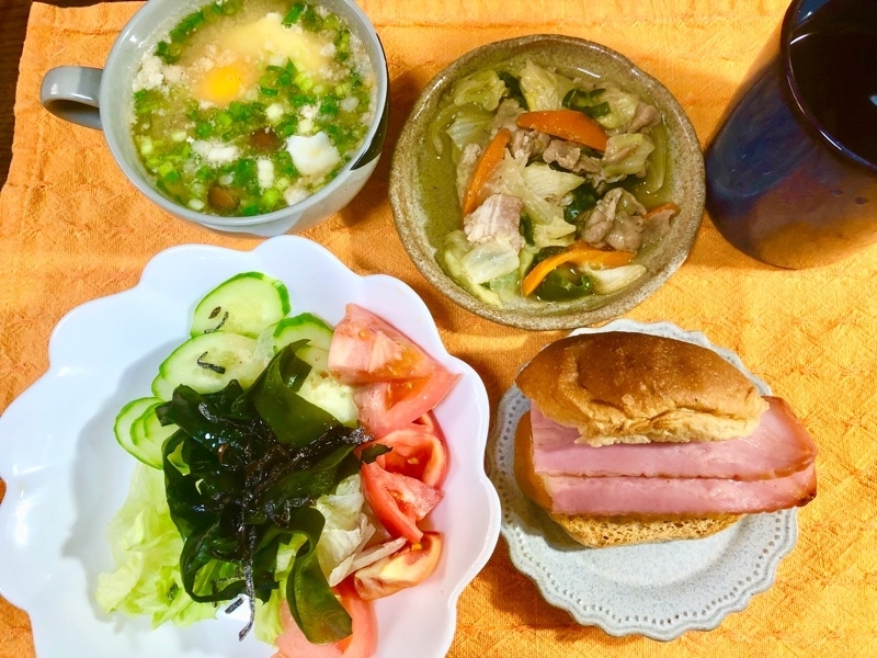 昼食を撮った写真
